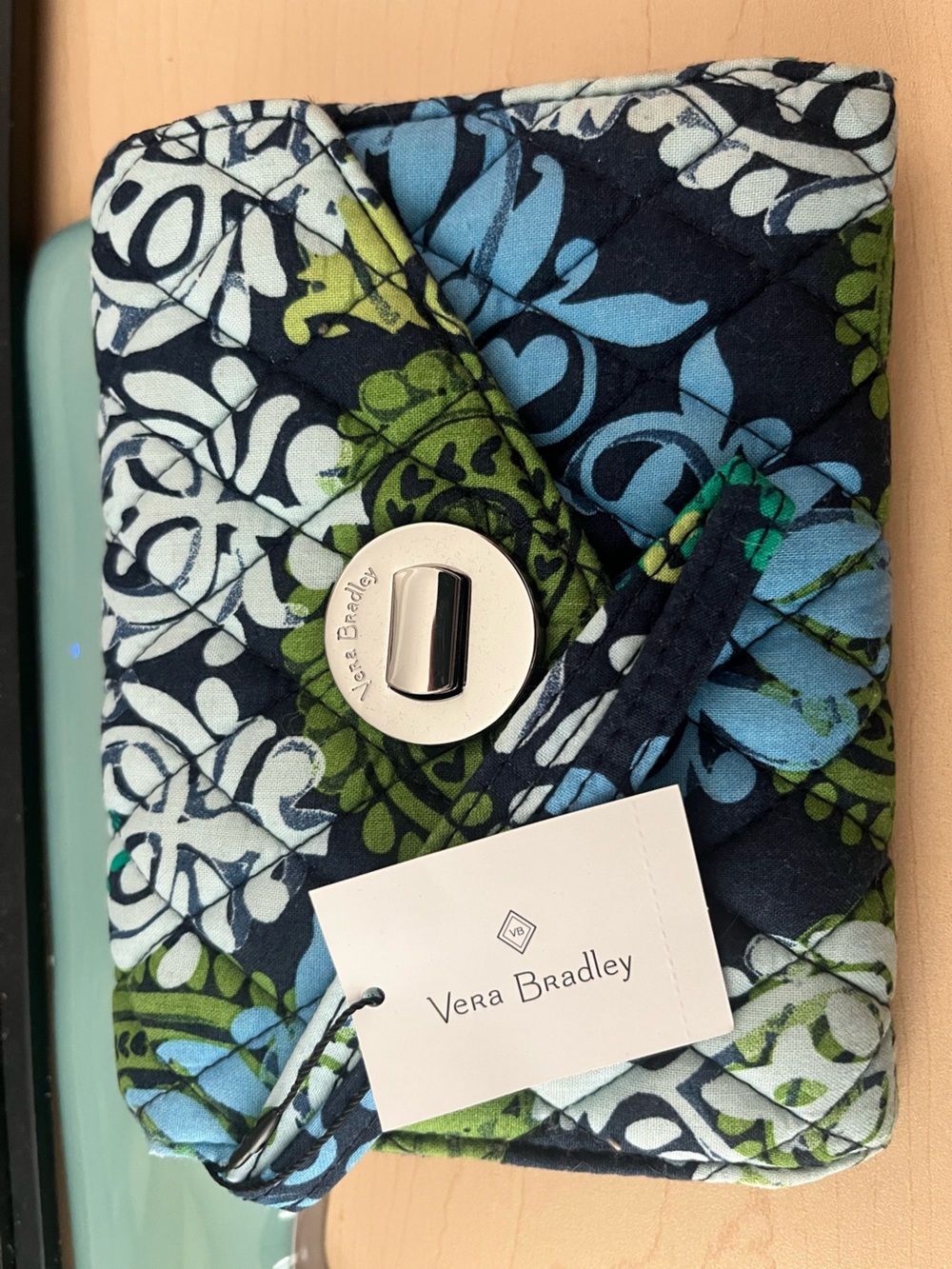 NWT • Vera Bradley • Your Turn Smartphone Wristlet • Caribbean Sea